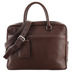 Prada Convertible Pocket Briefcase Vitello Daino Medium