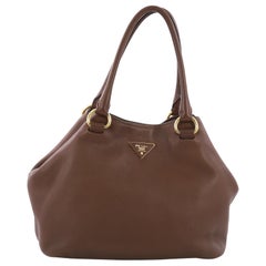 Prada Convertible Satchel Vitello Daino Medium