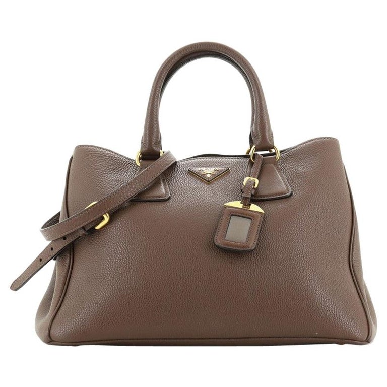 Prada Convertible Satchel Vitello Daino Medium For Sale