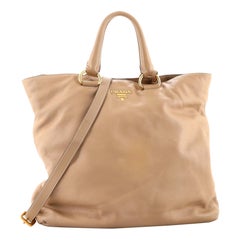 Prada Convertible Shopper Tote Soft Calf Large
