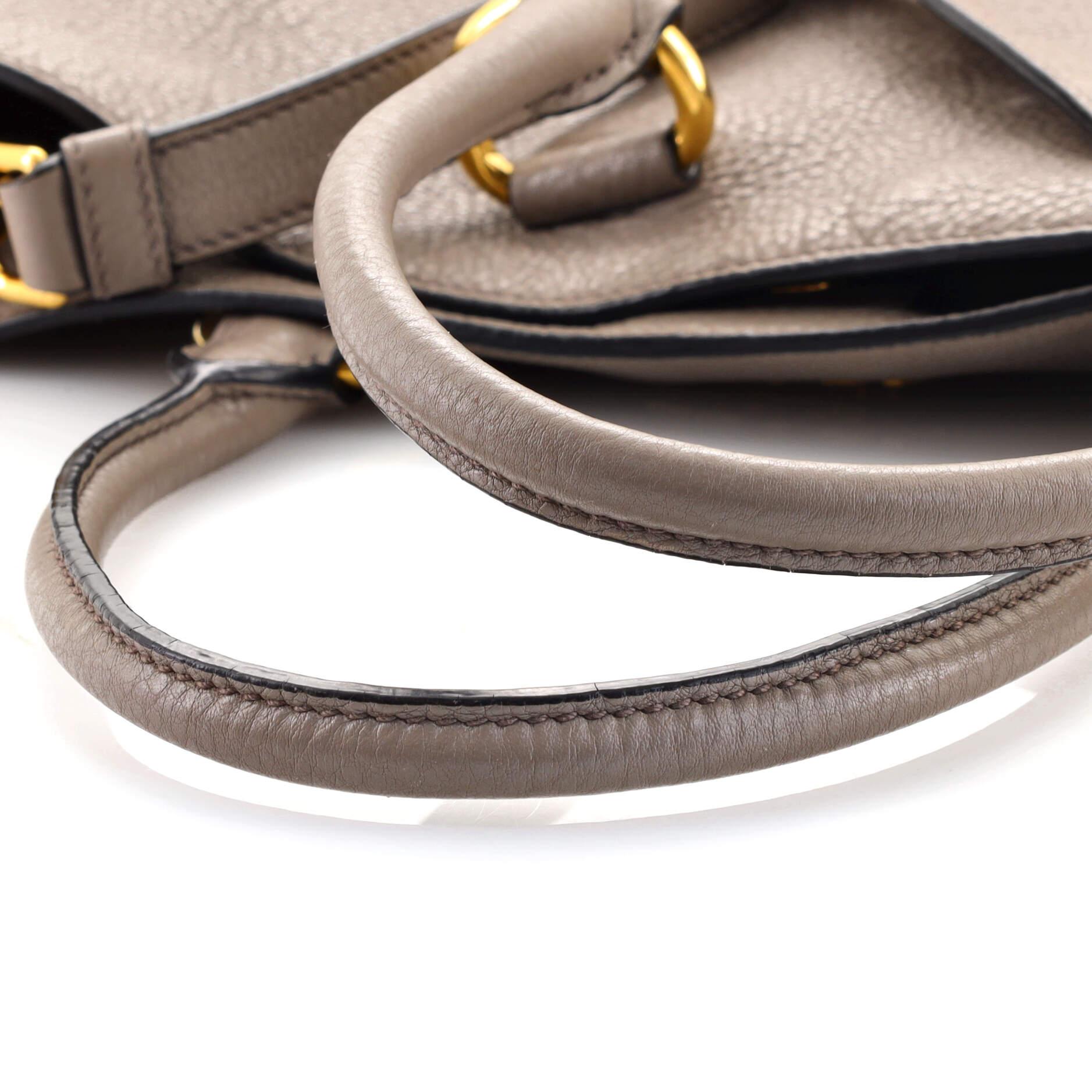 Prada Convertible Shopper Tote Vitello Daino Groß 2