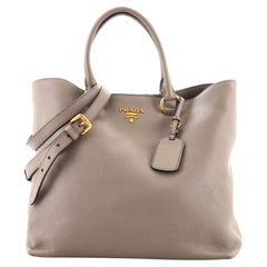 Umwandelbare Shopper Tote Vitello Daino Groß