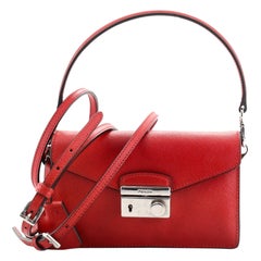 Prada Convertible Sound Bag Saffiano Leather Mini