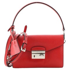 Prada Promenade Bag Saffiano Leather Medium at 1stDibs