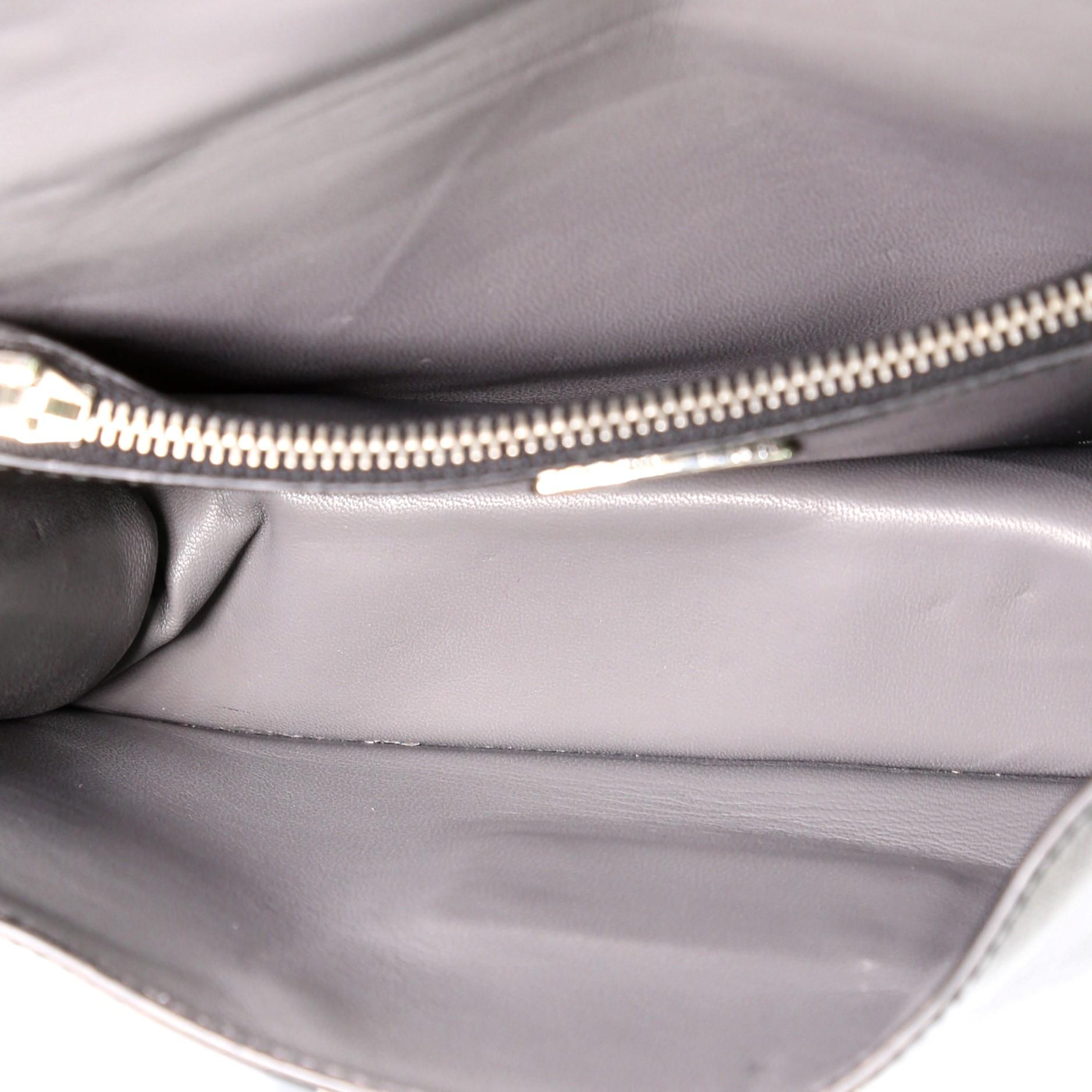 Prada Convertible Sound Bag Vernice Saffiano Leather Small In Fair Condition In NY, NY