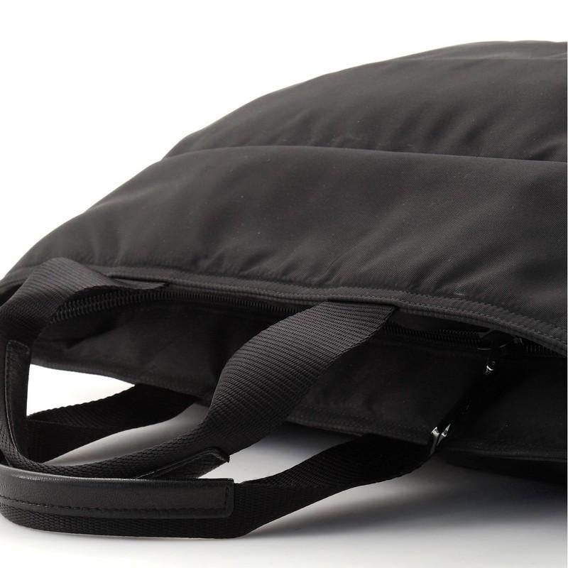 Prada Cabrio-Tasche Horizontal gesteppt Tessuto Medium 1