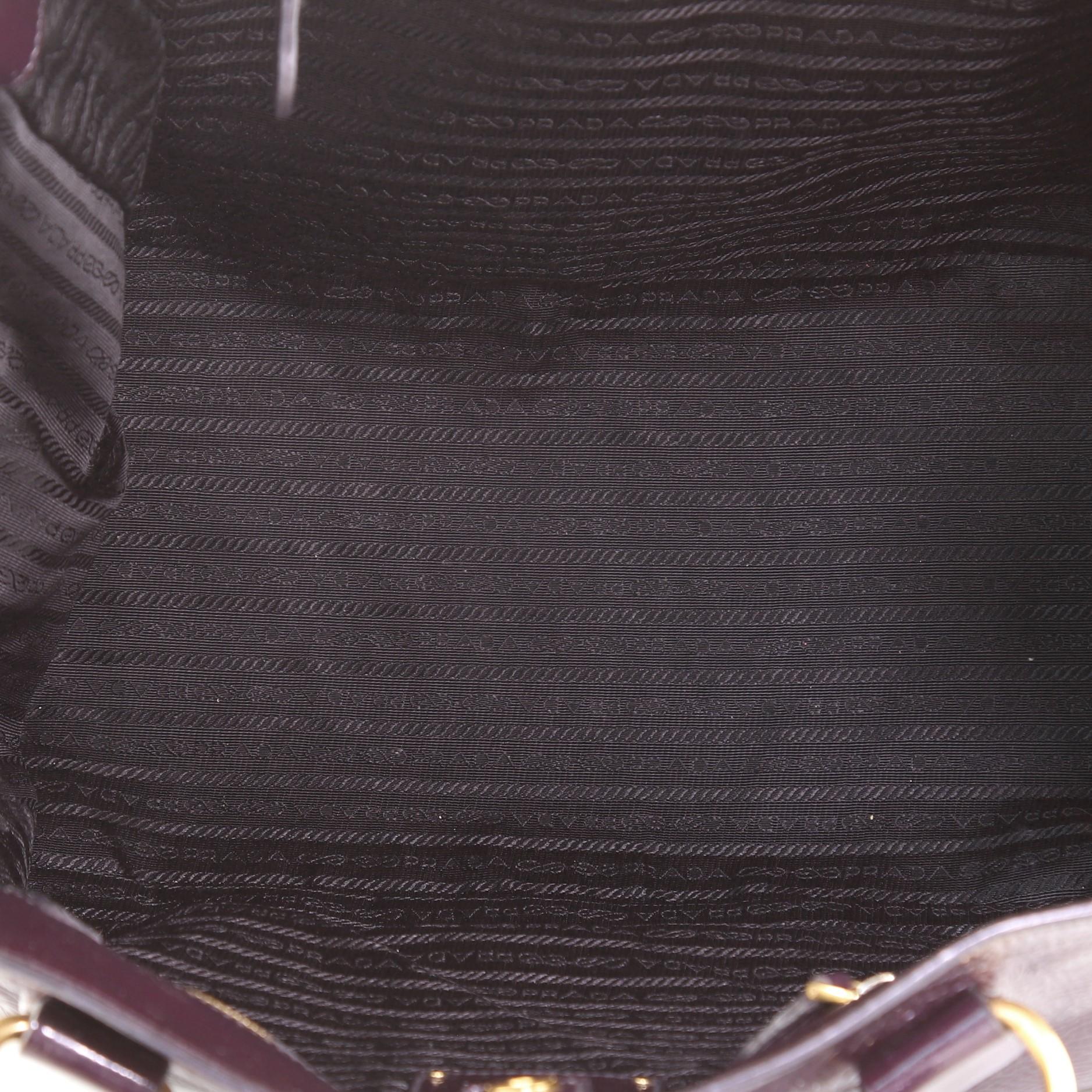 Prada Convertible Tote Vernice Naplak Groß 1