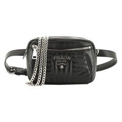 Prada Convertible Waist Bag Diagramme Quilted Leather Small