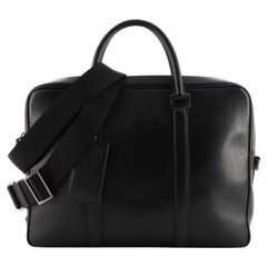 Prada Convertible Zip Around Briefcase Leather Medium