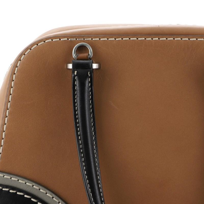 Prada Convertible Zip Around Satchel Vachetta Leather Medium 4