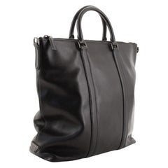 Prada Convertible Zipped Tote City Calf Medium