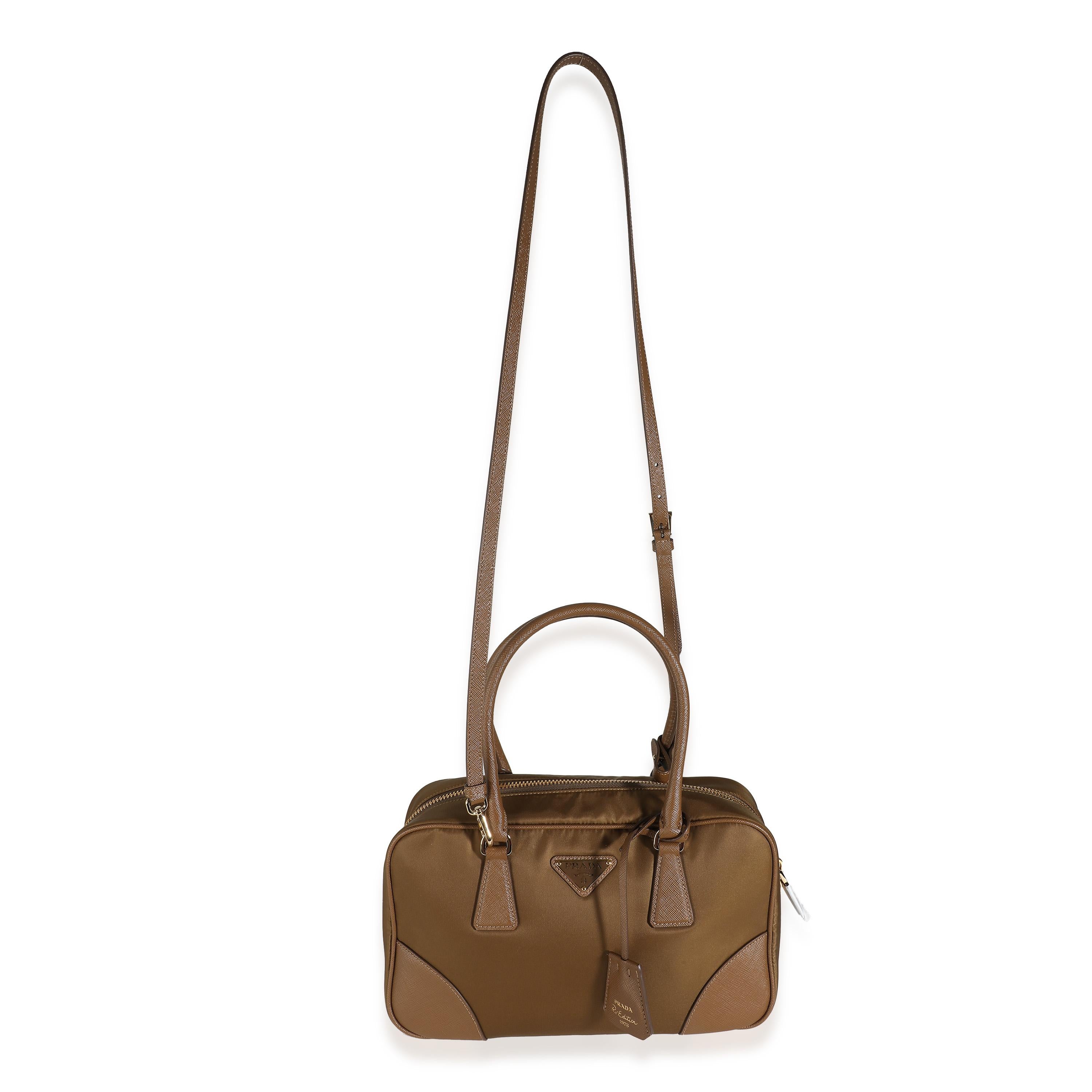 Prada Cork Beige Re-Nylon Medium Re-Edition 1978 Top Handle 2