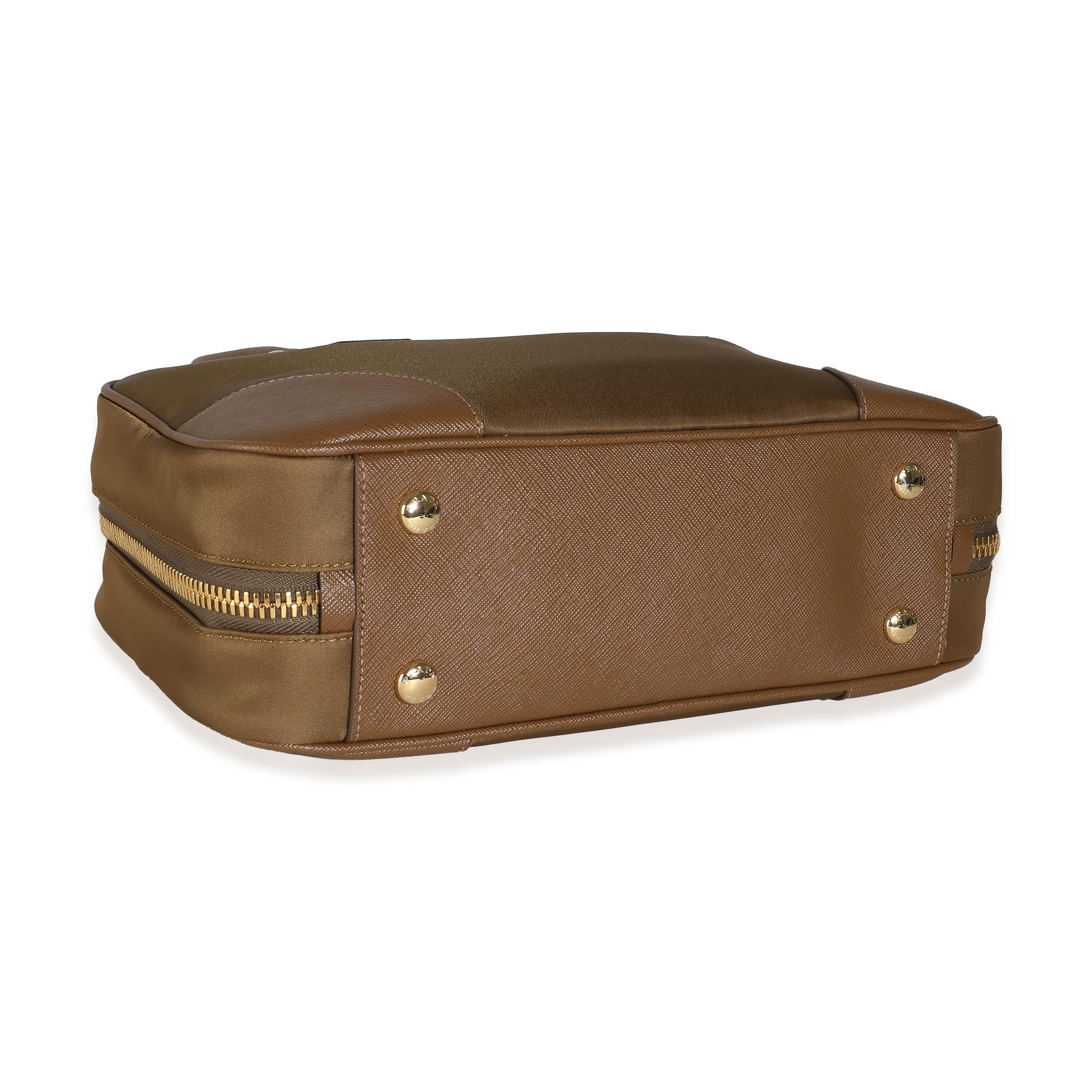 Prada Cork Beige Re-Nylon Medium Re-Edition 1978 Top Handle 3