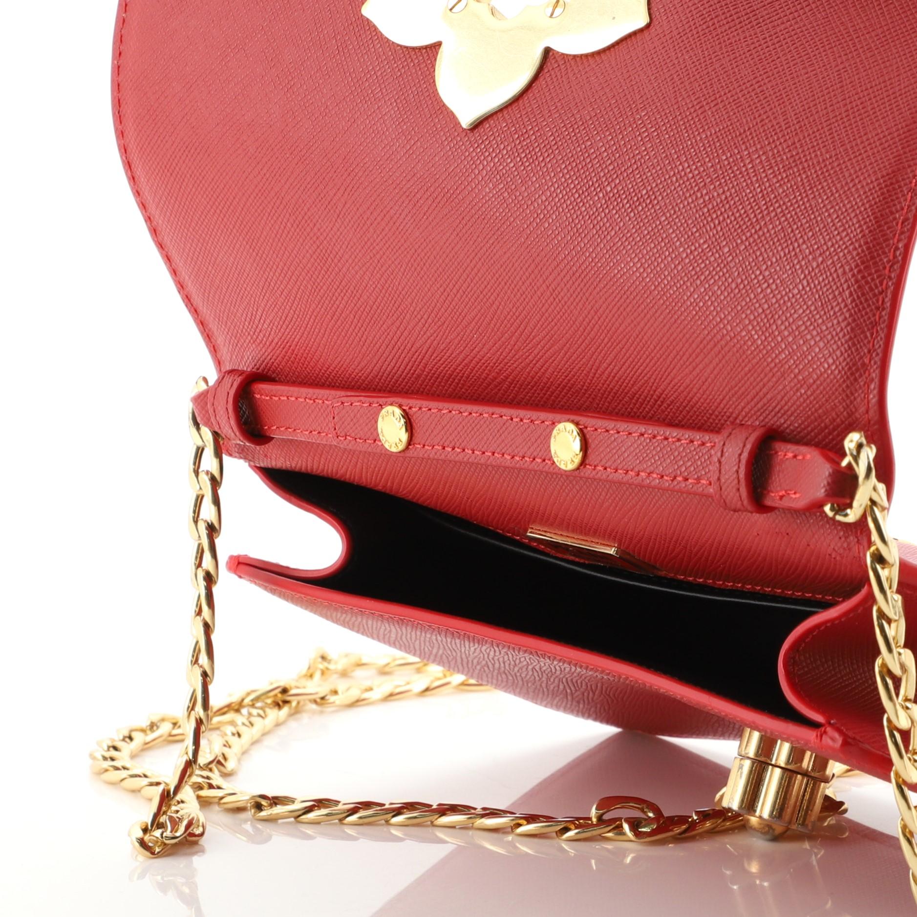 Prada Corolle Kette Tasche Saffiano mit Metall 1