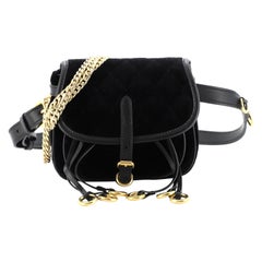 Prada Corsaire Belt Bag Quilted Velvet with Calfskin Small