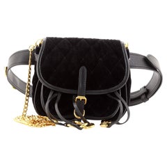 Prada Corsaire Belt Bag Quilted Velvet with Calfskin Small