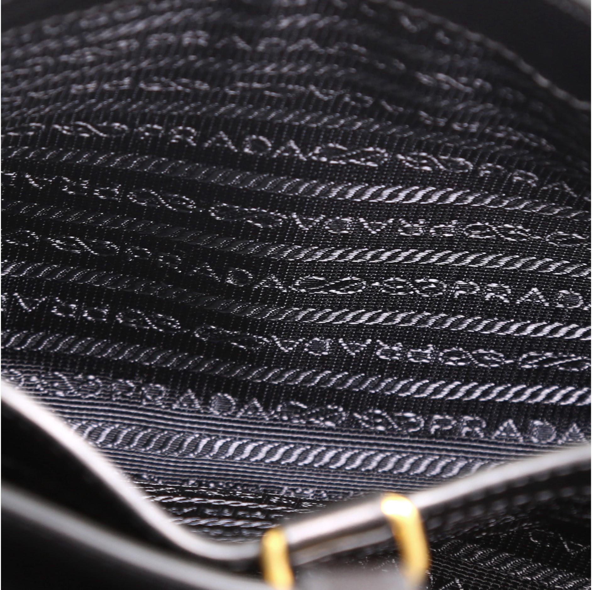 Women's or Men's Prada Corsaire Messenger Bag Calfskin and Saffiano Leather