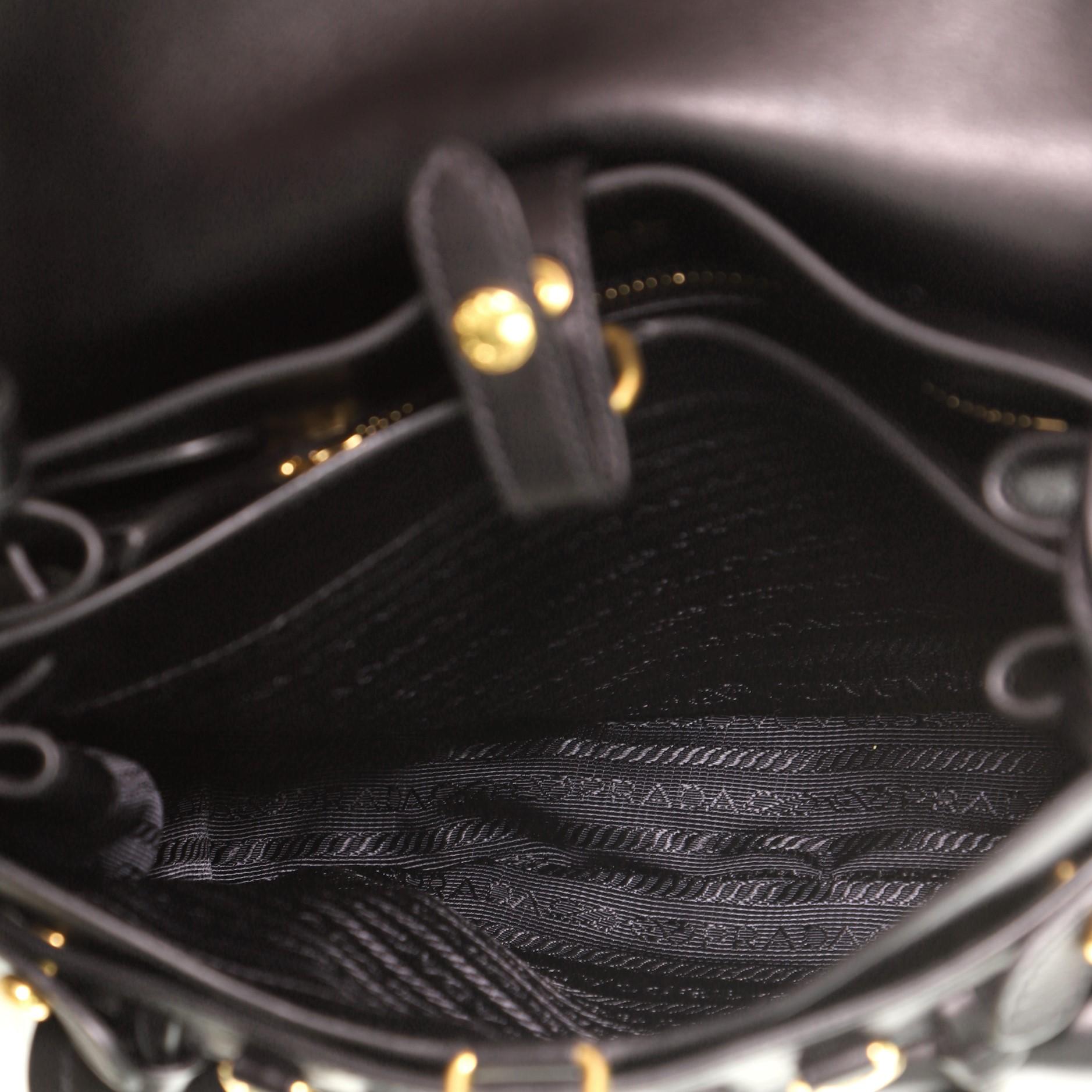Women's or Men's Prada Corsaire Messenger Bag Calfskin and Saffiano Leather