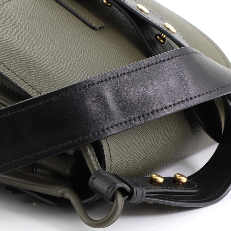 Prada Corsaire Messenger Bag Calfskin and Saffiano Leather 1