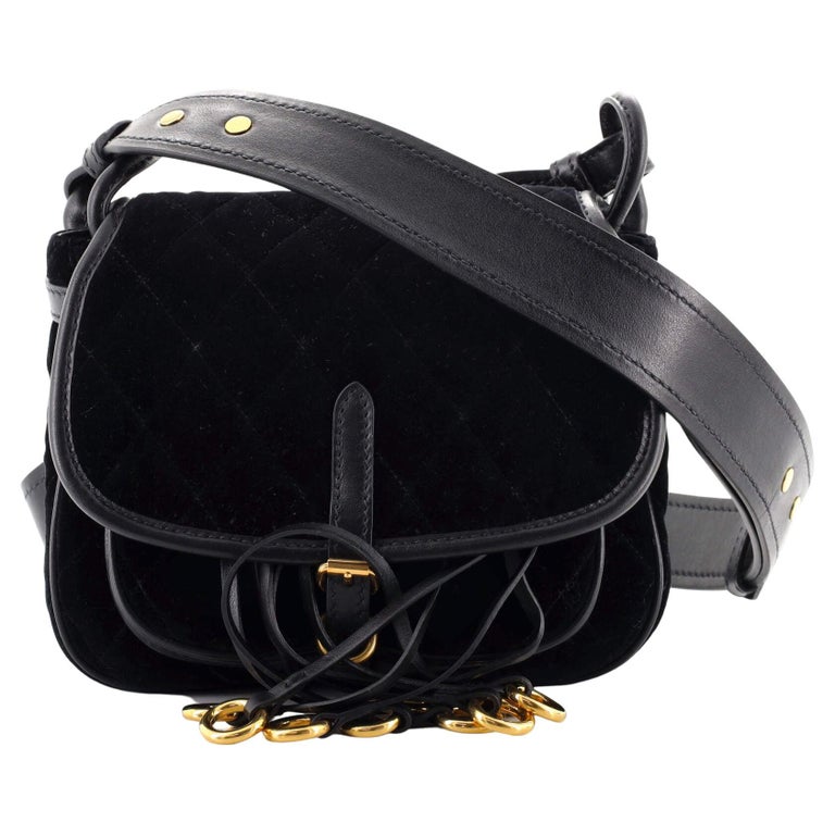 Prada Corsaire Shoulder Bag Quilted Velvet with Calfskin Small at 1stDibs | prada  corsaire bag
