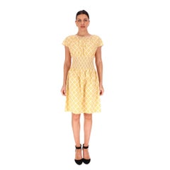 Prada Cotton Checked Dress