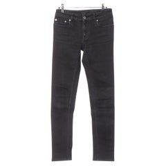 Prada Baumwoll-Denim-Hose Schwarz