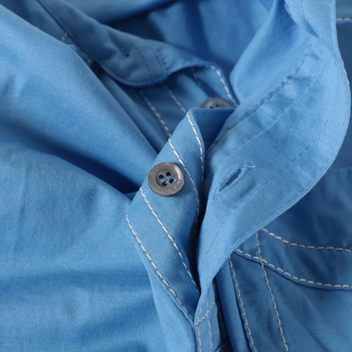 Polo en coton Prada, bleu Bon état - En vente à Indianapolis, IN