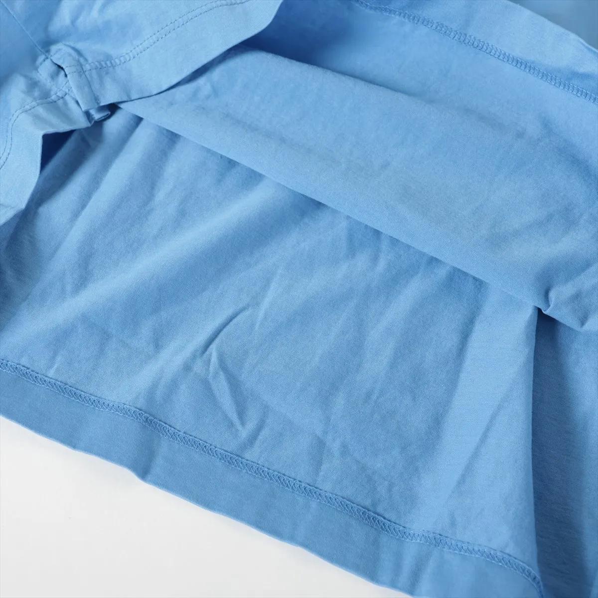 Polo en coton Prada, bleu en vente 1