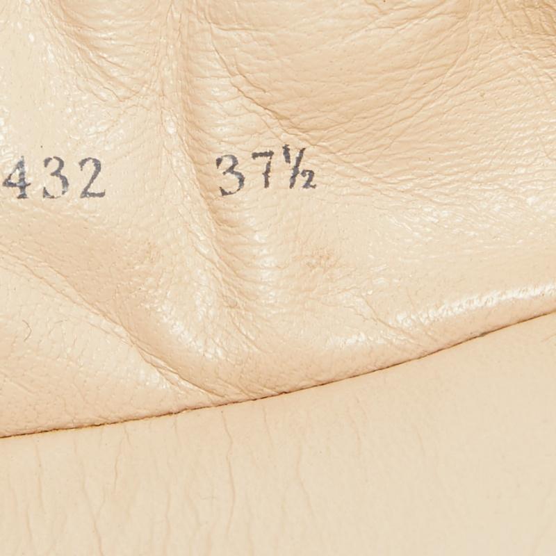 Prada Cream Patent Bow Ballet Flats Size 37.5 4