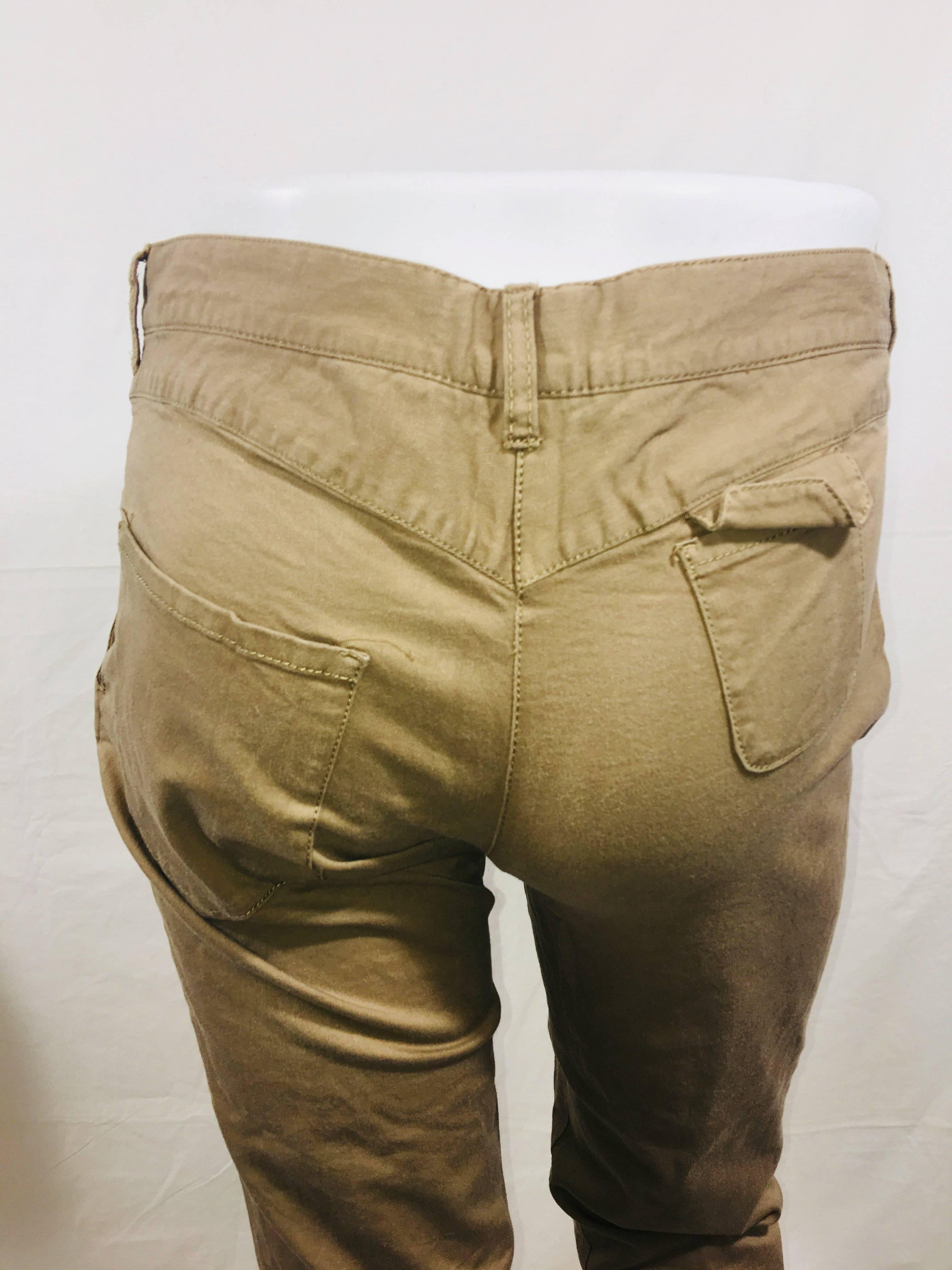 Women's or Men's Prada Cropped Khaki Pant