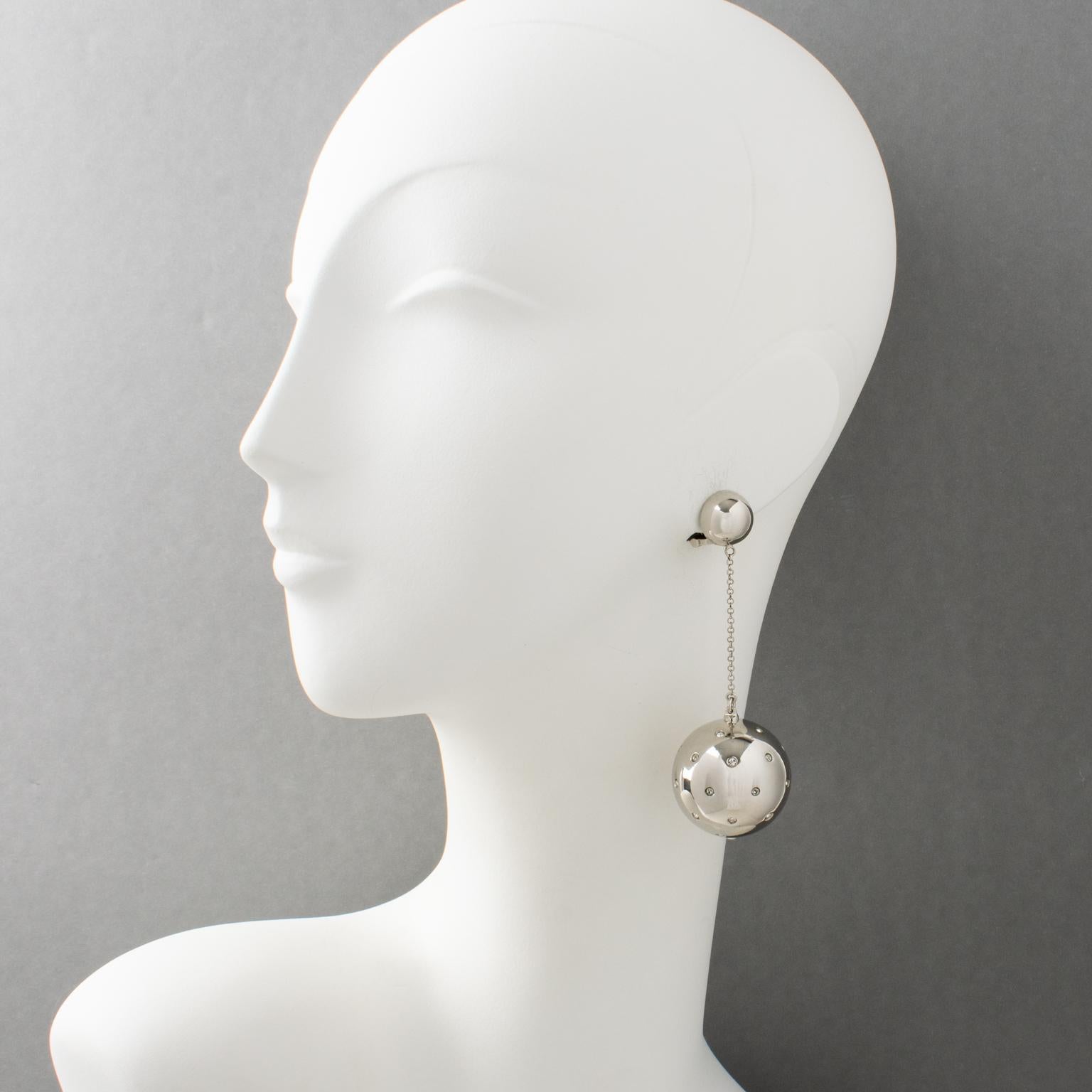 prada crystal earrings