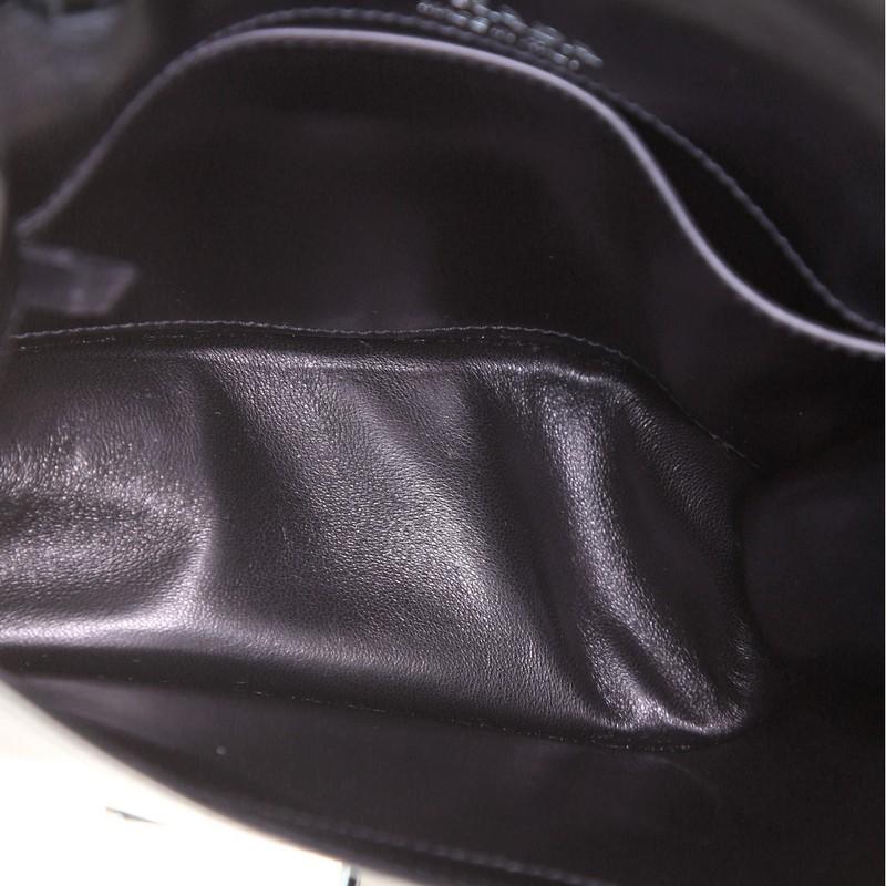 Women's or Men's Prada Crystal Ribbon Shoulder Bag City Calf and Crocodile Embossed Leather Small