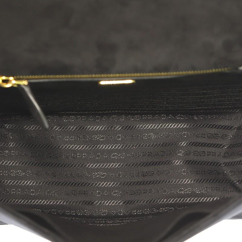 Women's or Men's Prada Cubist Top Handle Bag Printed Velvet