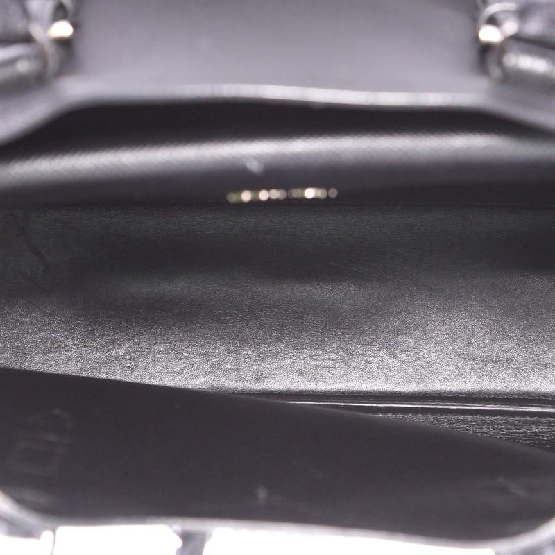 Prada Cuir Covered Strap Double Tote Saffiano Leather Medium 1