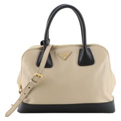 Prada Cuir Double Frame Tote City Kalbsleder Medium