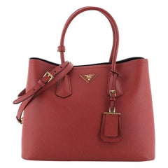 Prada Cuir Double Tote Saffiano Leather Large