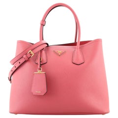Prada Cuir Double Tote Saffiano Leather Large