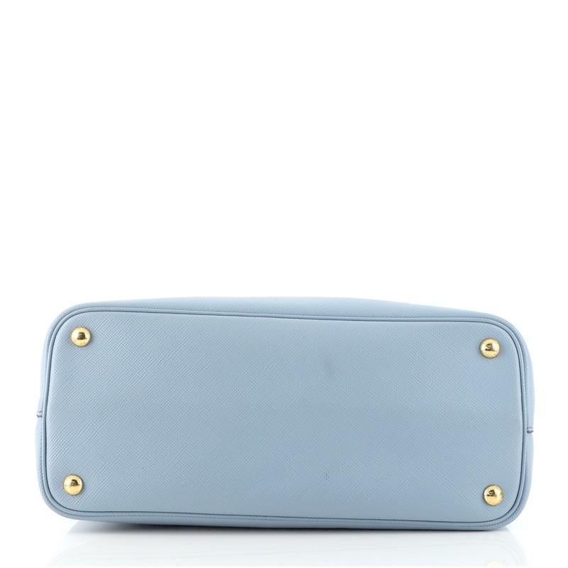 Prada Cuir Double Tote Saffiano Leder Medium für Damen oder Herren