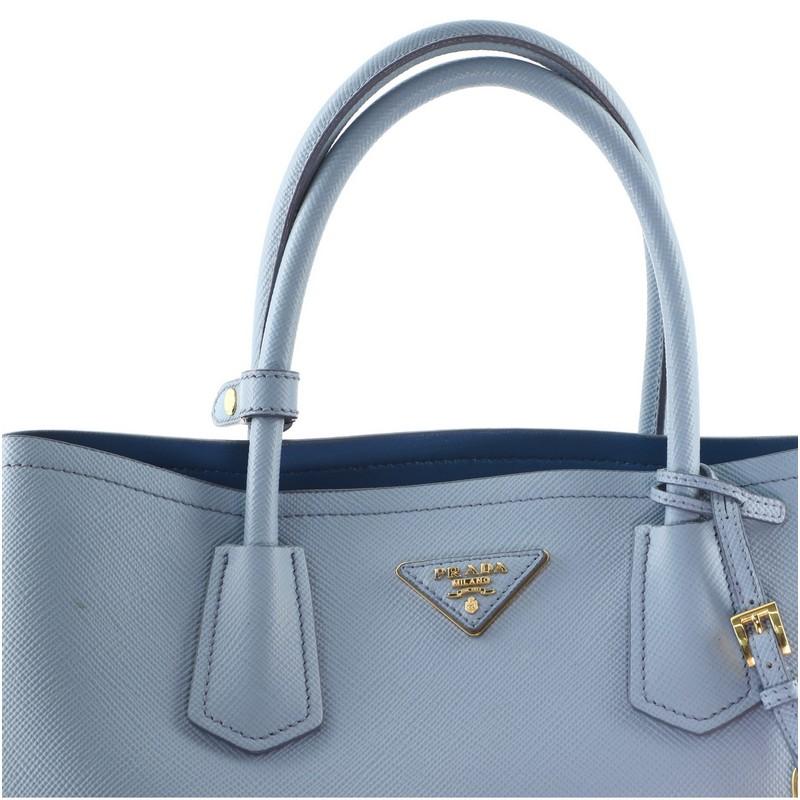 Prada Cuir Double Tote Saffiano Leder Medium 3