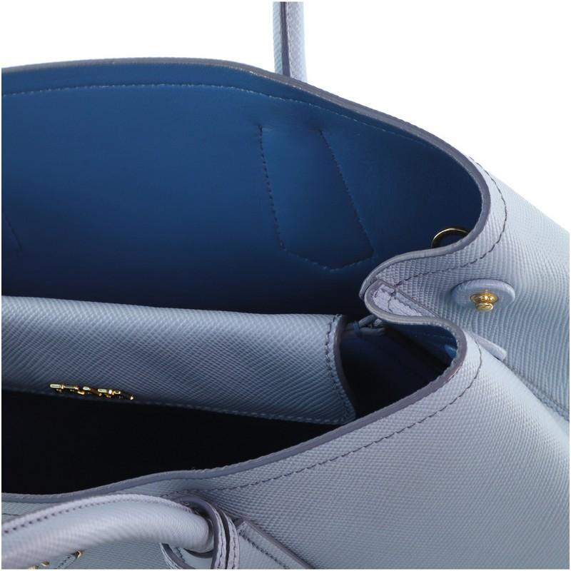 Prada Cuir Double Tote Saffiano Leder Medium 4