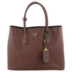 Prada Cuir Double Tote Saffiano Leather Medium