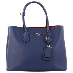 Prada Cuir Double Tote Saffiano Leather Medium