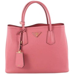 Prada Cuir Double Tote Saffiano Leather Medium
