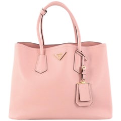 Prada Cuir Double Tote Saffiano Leather Medium