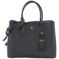 Prada Cuir Double Tote Saffiano Leather Medium