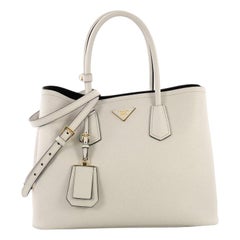 Prada Cuir Double Tote Saffiano Leather Medium