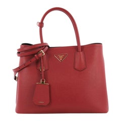 Prada Cuir Double Tote Saffiano Leather Medium
