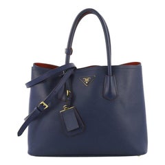Prada Cuir Double Tote Saffiano Leather Medium