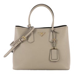 Prada Cuir Double Tote Saffiano Leather Medium