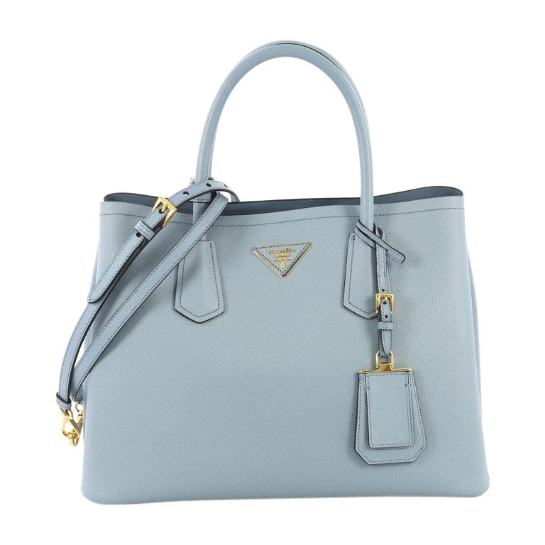 Prada Cuir Double Tote Saffiano Leather Medium